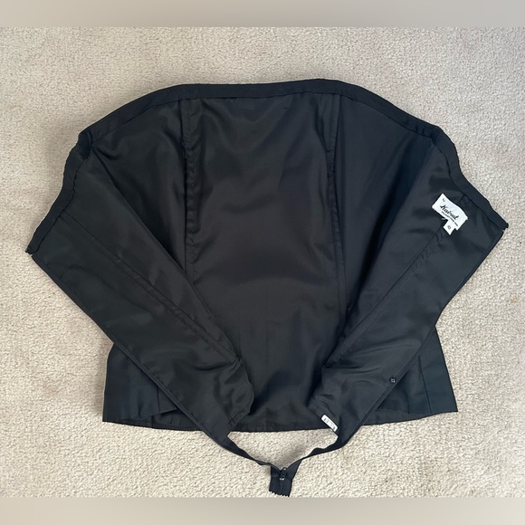 Vintage Kairat Top: silk sleeveless black corset top (skirt sold separately). - Picture 7 of 13